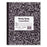 Roaring Spring Paper Products Composition Book,Marble Design,10"x8",60 Sheets,Black