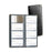 Rolodex Corporation Business Card Book,96 Card Capacity,4-1/2"x10"x1/2",Black