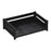 Rubbermaid Mega Stackable Tray,4-1/2"H Cap., 9"x12-7/8"x5-9/16",Black