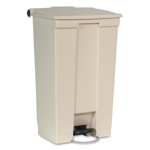 Rubbermaid Commercial Products Step-On Wastebasket,23 Gallon,19-3/4"x16-1/8"x32-1/2",Beige