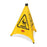 Rubbermaid Commercial Products Pop-Up Safety Cone,"Caution",Multi-Lingual,20"x21",Yellow