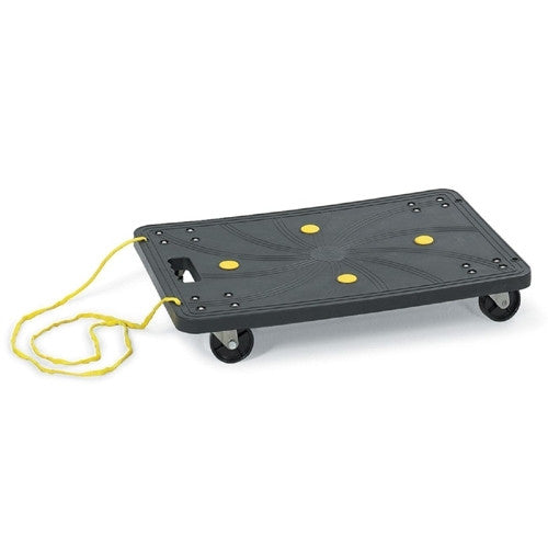 Safco Products Company Stow Away Dolly,220 lb. Cap.,3" Casters,16"x24"x4",Black