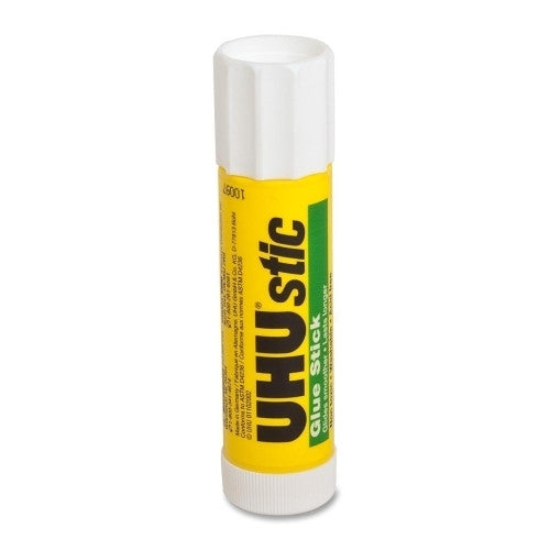 Saunders Manufacturing UHU Glue Stick, 0.74 oz, Washable, White