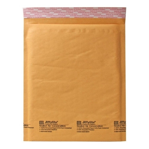 Sealed Air Corporation Cushioned Mailer,Size 6,12-1/2"x19",50/CT,Kraft