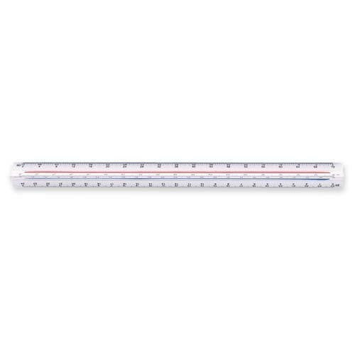 Staedtler, Inc. Triangular Scales,Engineering,Color-Coded Grooves,12",WE