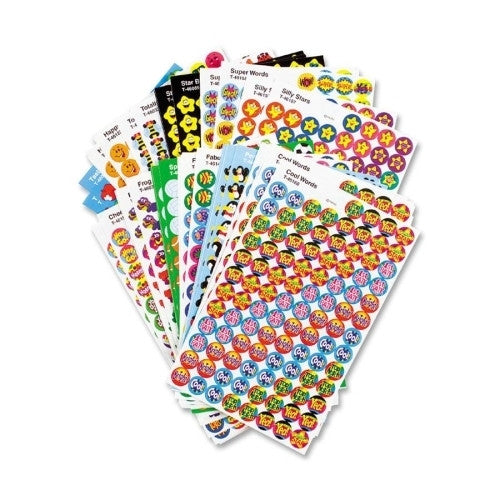 Trend Enterprises Stickers, Superspots/Supershapes, 5100/PK, Assorted