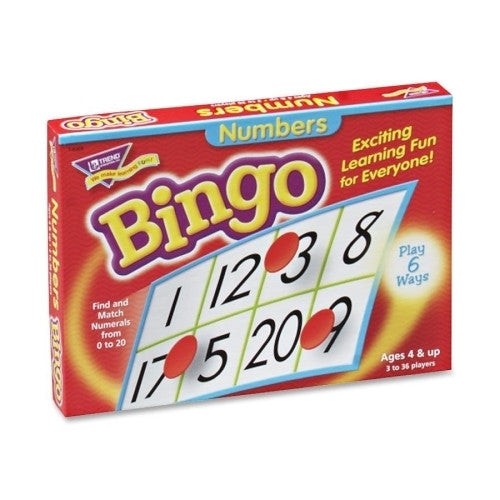 Trend Enterprises Numbers Bingo, For Ages 4 And Up