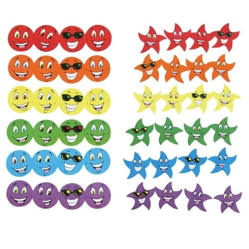 Trend Enterprises Stinky Stickers, Smiles/Stars, Photo Safe, 648 Stickers/PK