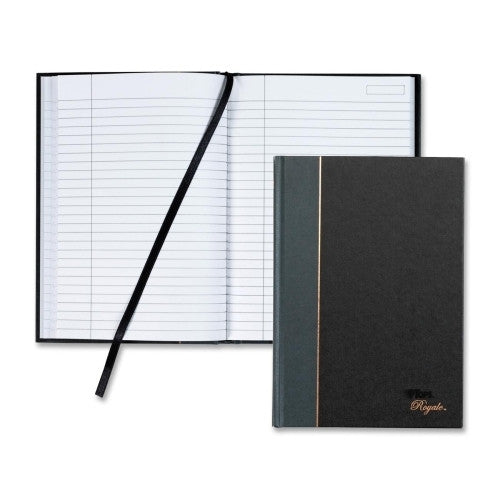 Tops Business Forms Executive Notebook,20lb.,Rld,96 Sht.,8-1/4"x5-7/8",BK/GY