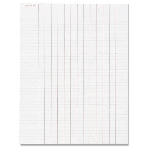 Tops Business Forms Summary Column Pad, 13 Column, 38 Rows, White