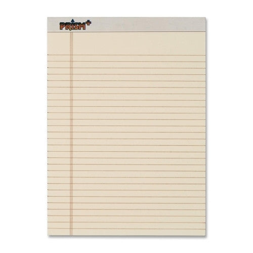 Tops Business Forms Notepad,Legal Ruled,50 Sheets,8-1/2"x11-3/4",12/PK,Ivory