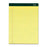 Tops Business Forms Notepad,Narrow Ruled,100 Shts,8-1/2"x11-3/4",6/PK,Canary