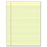 Tops Business Forms Glue Top Pad, Narrow Ruled, 8-1/2"x11", Canary