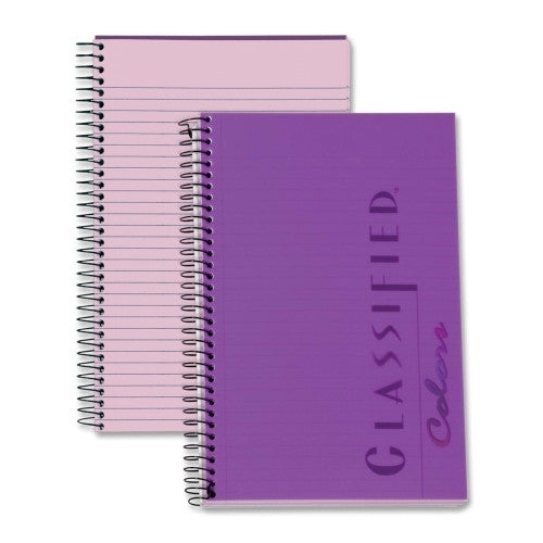 Tops Business Forms Business Notebook, 100 Sheets, 8-1/2"x5-1/2", Orchid