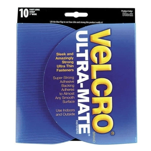 VELCRO USA Inc Ultra Mate Tape, Water-Resistent, 1"x10', White