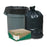 Webster Industries Rcycld Can Liner,Hvy-Dty,.65 Mil,7-10 Gal,24"X23",500/CT,BK