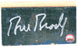 Bill Bradley Signed 4x2 Court Piece