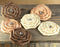 Allure Fabric Flowers With Gem, Mocha