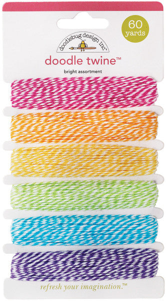 Doodle Twine Assortment Pack, Bright