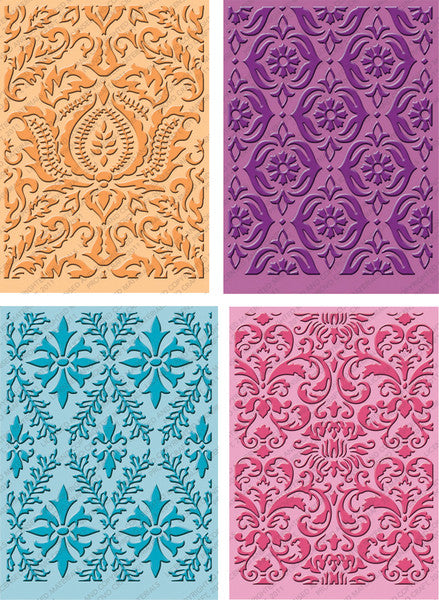 Cricut Companion Embossing, Damask Decor