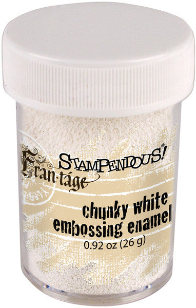 Deep Impressions Chunky Embossing Enamel, White