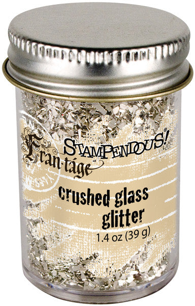 Silver Glass Glitter, 1-Ounce