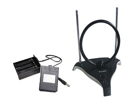 Battery Operated Amplified Indoor Digital TV Antenna