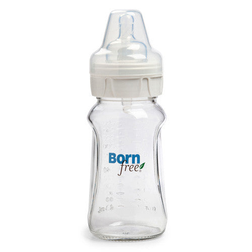 Bornfree Wide-Neck Glass Baby Bottle - 9 oz