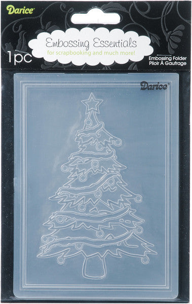 Embossing Folder, Christmas Tree