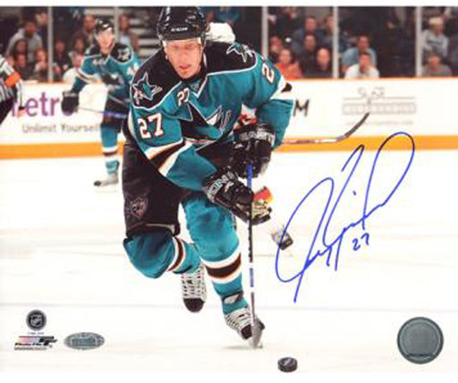 Jeremy Roenick San Jose Sharks Skating Up Ice Horizontal 8x10 Photo