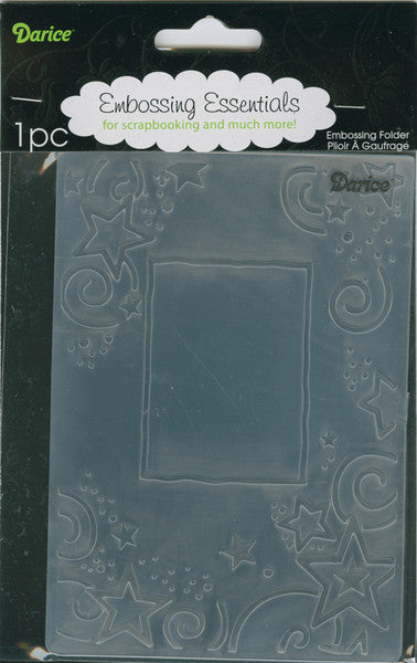 Embossing Folder, Star Border Frame