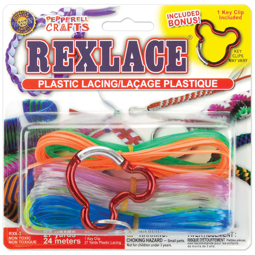 Flex Rex Plastic Basic Lacing Clear - 27 Yards