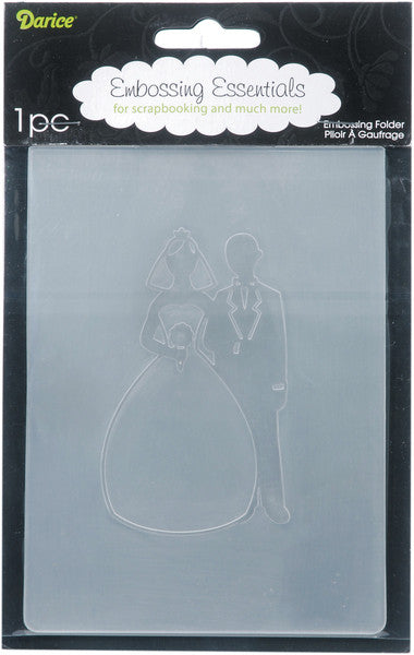 Embossing Folder, Bride/Groom