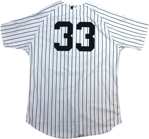 Travis Hafner Jersey - NY Yankees 9-22-2013 Game Issued #33 Mariano Rivera Final Season Jersey (EK810243)