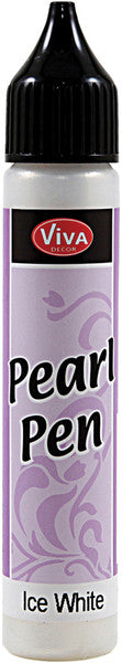 Viva Decor Pearl Pen 25ml-Ice White