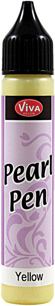 Viva Decor Pearl Pen 25ml-Yellow