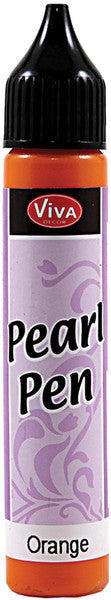 Viva Decor Pearl Pen 25ml-Orange