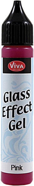 Viva Decor Glass Effect Gel 25ml-Pink