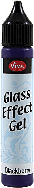 Viva Decor Glass Effect Gel 25ml-Blackberry