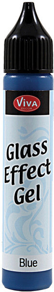 Viva Decor Glass Effect Gel 25ml-Blue