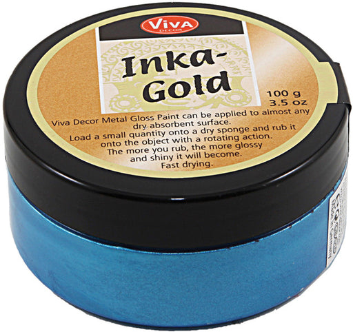 Viva Decor Inka Gold-Steel Blue