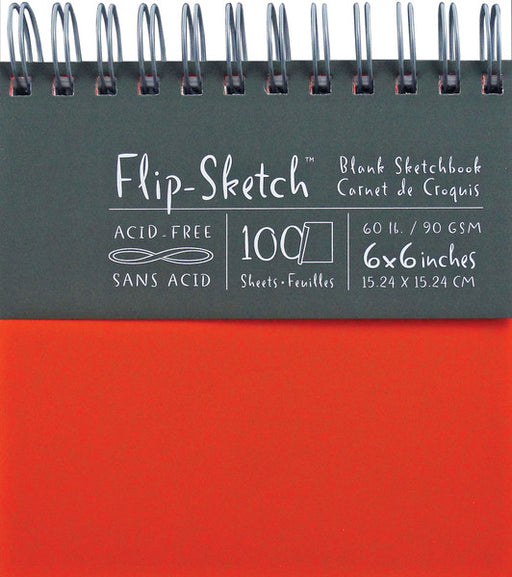 Flip-Sketch Blank Sketchbook, Madarin