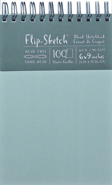 Flip-Sketch Blank Sketchbook, Mist