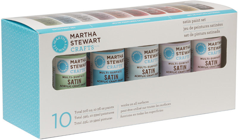 Martha Stewart Satin Acrylic Craft Paint Set