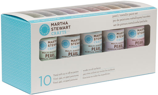 Martha Stewart Pearl & Metallic Acrylic Paint Set