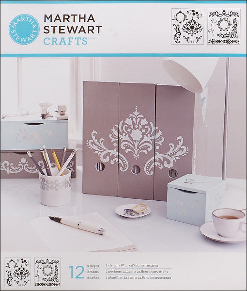 Martha Stewart Medium Stencils, Flourish