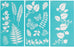 Martha Stewart Large Stencils, Ferns/Boughs