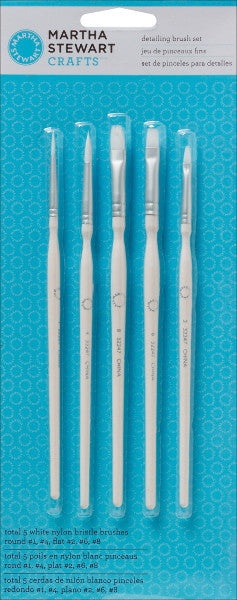 Martha Stewart Detailing Brush Set, 5-Pack