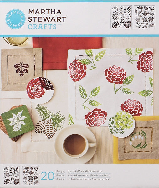 Martha Stewart Medium Stencils, Four Seasons