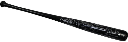 New York Yankees World Series MVP Multi-Signed Inscribed Derek Jeter 2013 Game Model Bat Signed by Richardson Terry Matsui Jackson Brosius Ford Rivera Larsen Wettland Dent JeterL/E 27